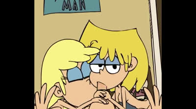 the loud house lori y leni chupando la pija de lincon 8 min