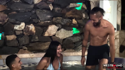 Naughty XXX Threesome in the Jacuzzi with Lola Hendricks