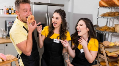 Fucking Them Both While Working To Not Lose My Job