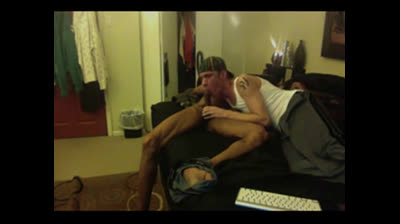 Interracial gay fuck (black and white guy)