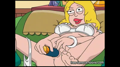 Famous toons dildo and lesbian strapon