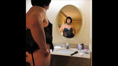 CD Sissy Slut Amber Nipple Orgasm and Eats Cum