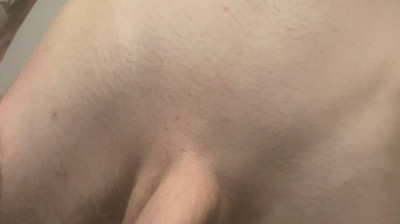 Big white cock to big it made a hole in pocket pussy