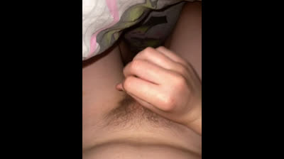 Masturbating in bed