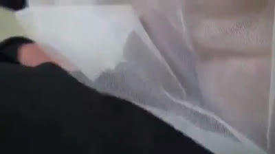 Asian Crossdresser Takes Cream Pie in Public Bathroom