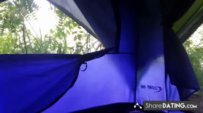 Creamy Tent Fuck with Double Penetration