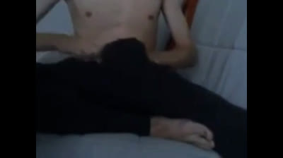 19yo Amateur Twinks Jerk and Cum on Webcam