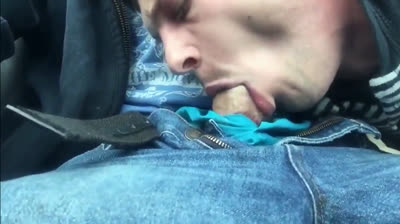 Outdoor Blowjob and Swallow with a Handsome Stranger