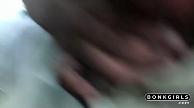 Black Amateur Gives Big Cock a Morning Blowjob in Car