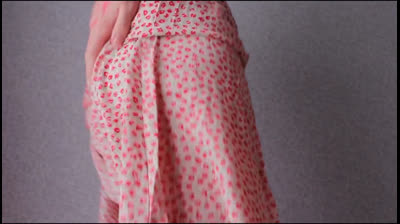 Cute Russian Teen Teases in Gloves and Oil - Hairy Pussy Fetish Solo