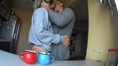 Russian Blonde MILF's Morning Delight