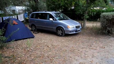 My cuckold husband films me fucking in the car with a voyeur without a condom in my ass