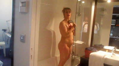I shower in front of my man